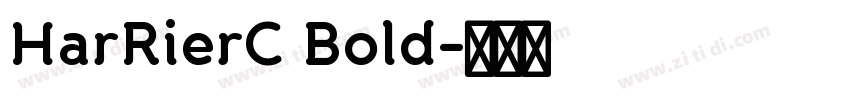 HarRierC Bold字体转换